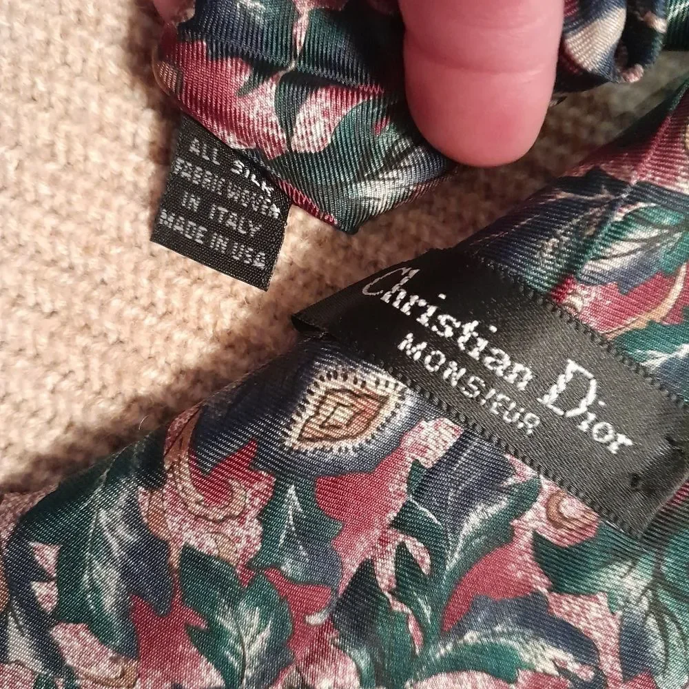 New Christian Dior Monsieur Italian SIlk Tie   All Ties 3/$40